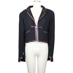 Chanel Wool Tweed Jacket Pristine Size 38/8